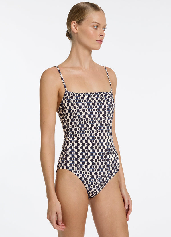 Rio Minimal Tank One Piece - Ink
