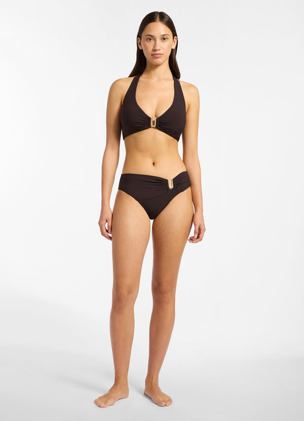 Jetset D-Dd Halter Top - Chocolate