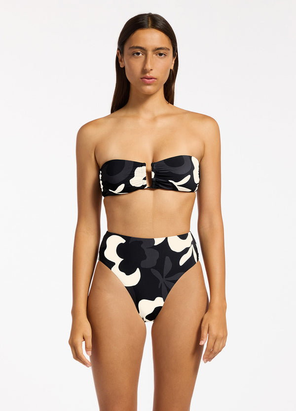 Cactus Garden U Trim Bandeau Bikini Top