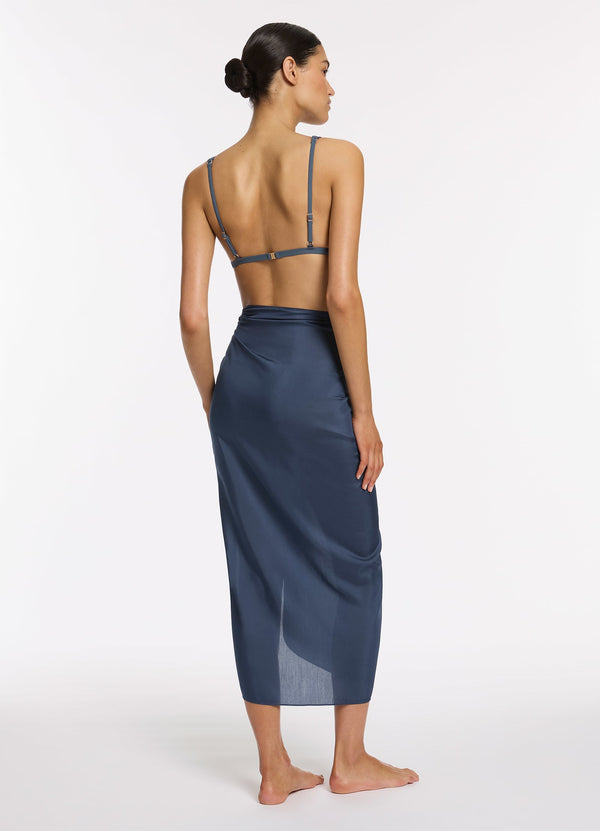 Jetset Sarong - Steel Blue