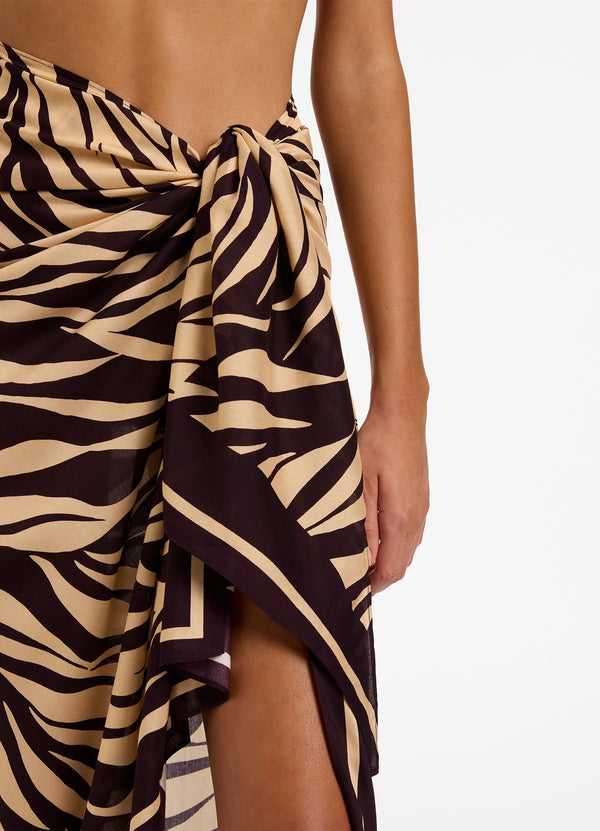 Fine Lines Sarong - Port