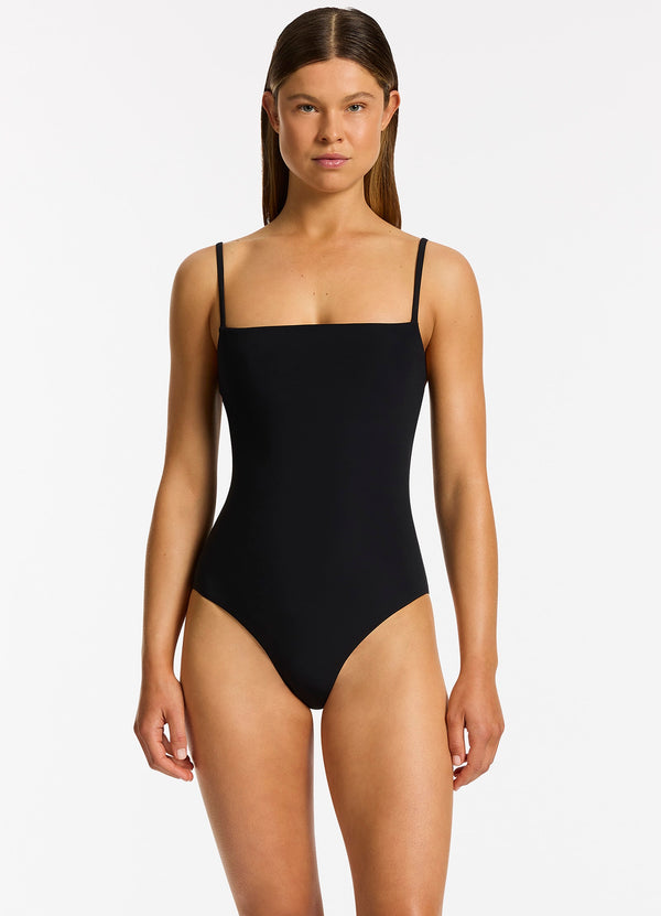 Jetset Minimal Tank One Piece - Black