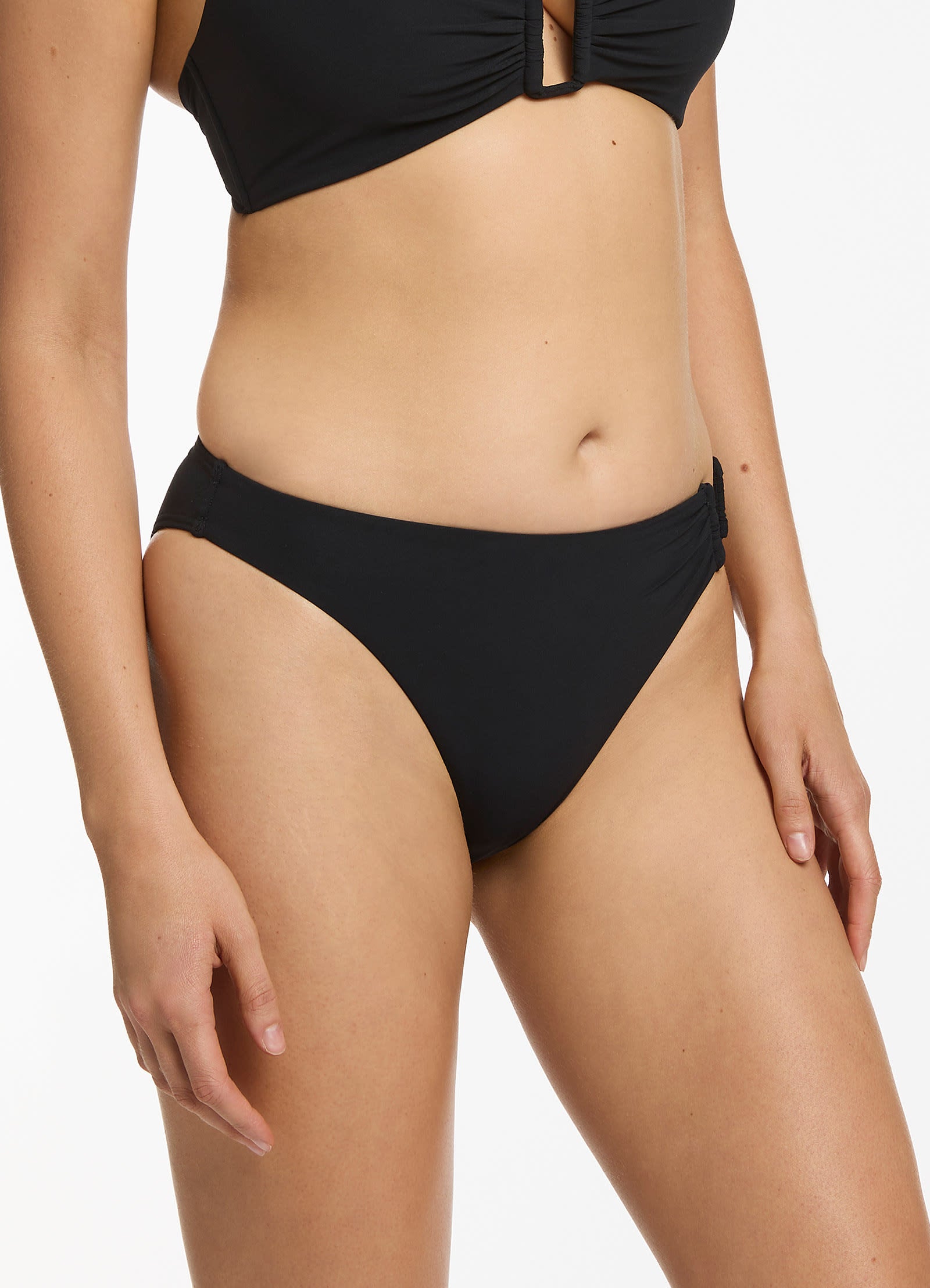 High leg high rise fashion bikini bottoms