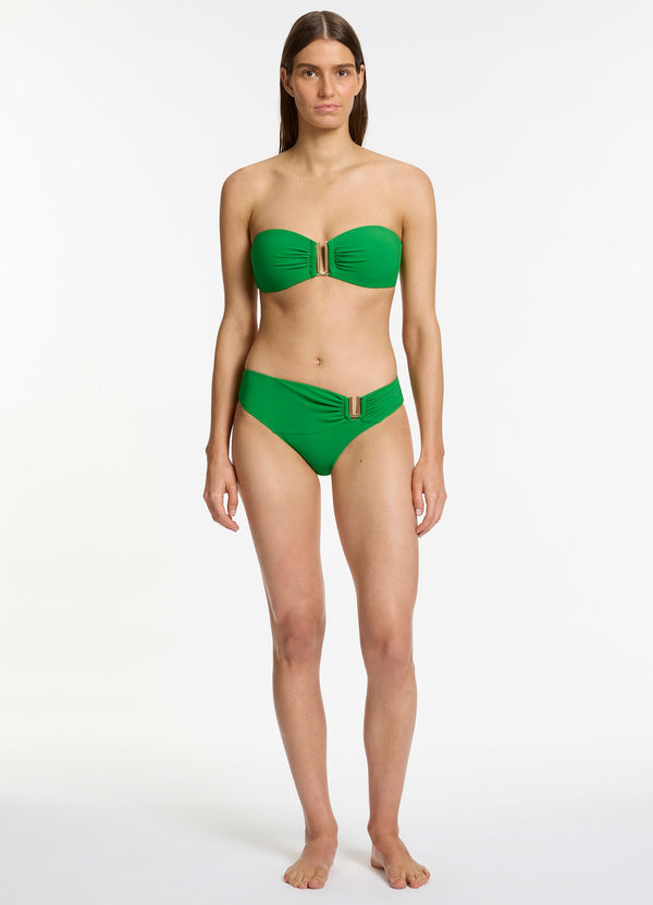 Jetset Bandeau Bikini Top - Flora