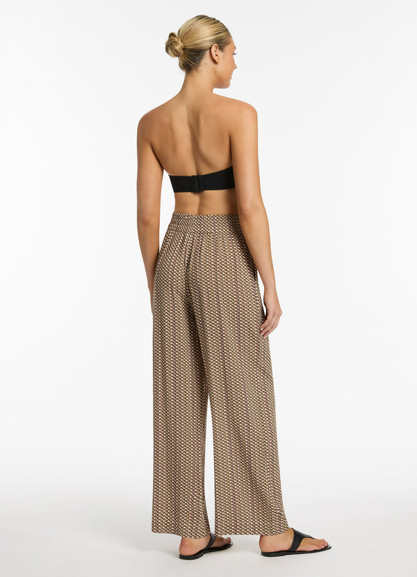 Infinity Wide Leg Pant - Kelp