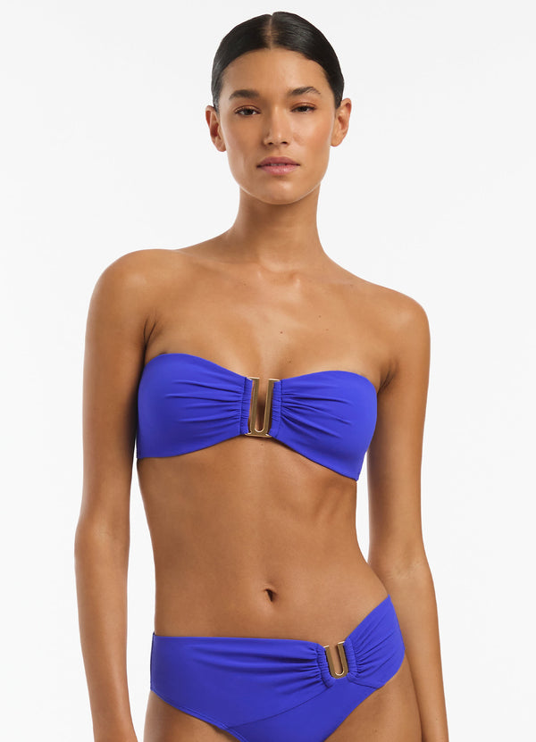 Jetset Bandeau Bikini Top - Sapphire